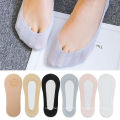 2020 New Factory wholesales silicone gel low cut no show 100% cotton women fashion invisible socks